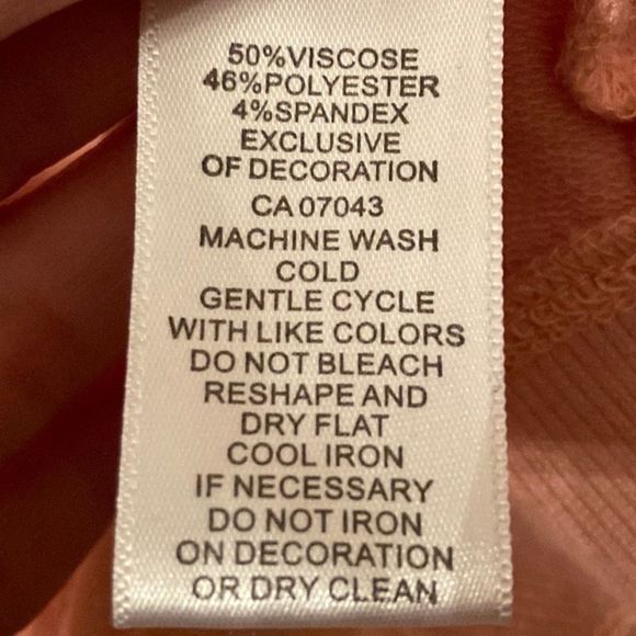 CUPIO Asymmetrical Long Sleeve Pink Tunic - Picture 8 of 8